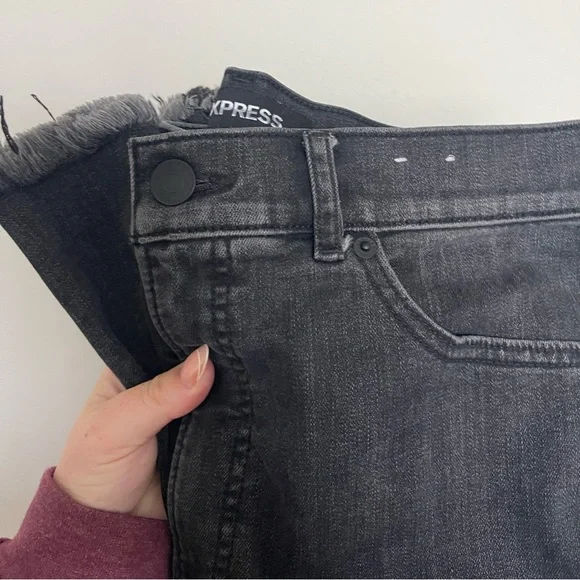 Black Express Mom Jeans